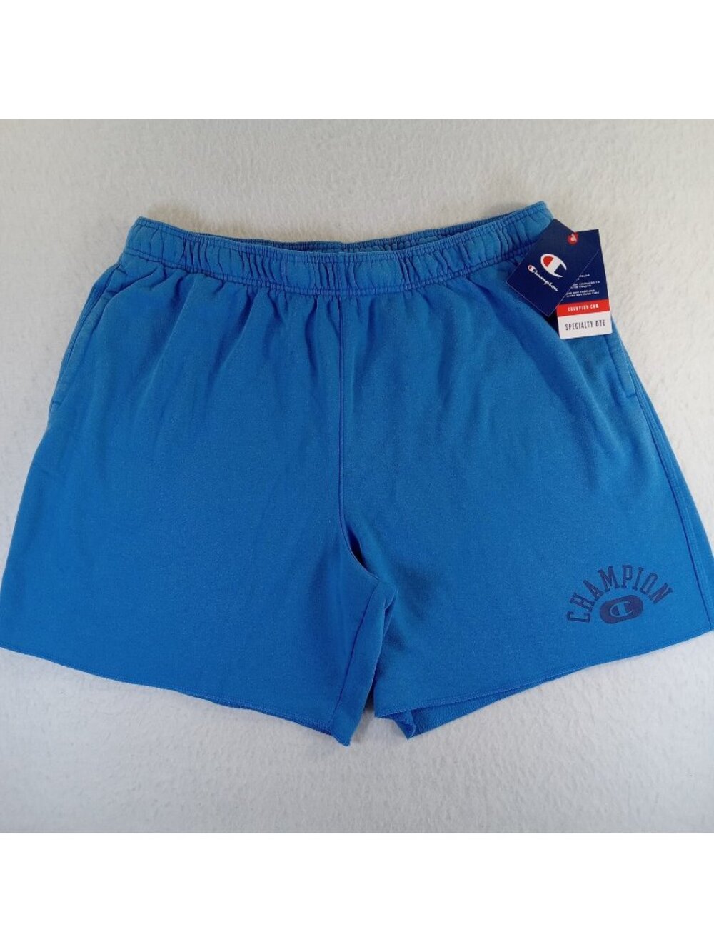 Champion Men's Blue Fleece Activewear Shorts Drawstring Waist Size 2XL NWT